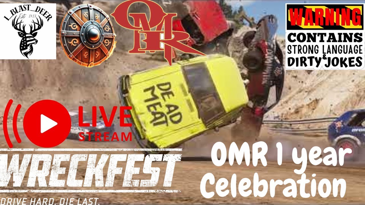 WRECK FEST 1YEAR STREAMING CELEBRATION WITH @OldManRum