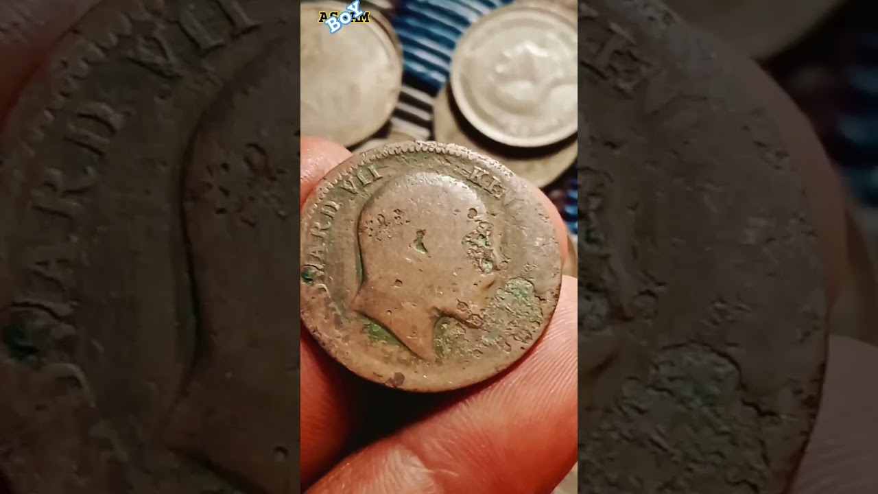 1907 One Quarter Anna/1 Quarter Anna Coin/Indian Old Coin/My Collection