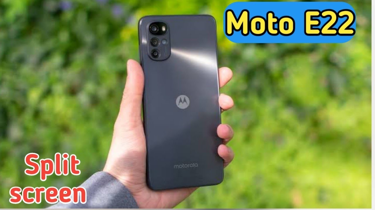 How To Enable Split Screen In Moto E22, Dual Screen Create In Moto E22,  Split Screen