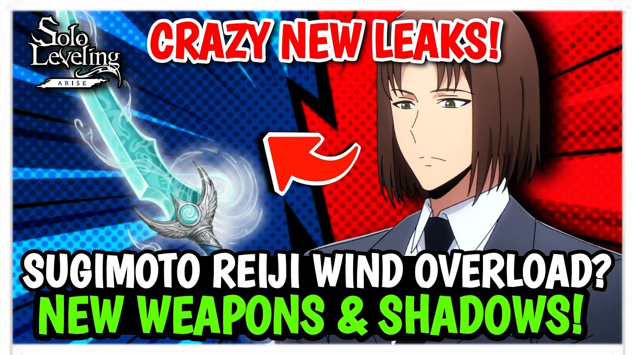 HUGE NEW LEAKS! SUGIMOTO WIND ELEMENTAL STACKER? NEW WIND WEAPON & MORE - Solo Leveling: Arise