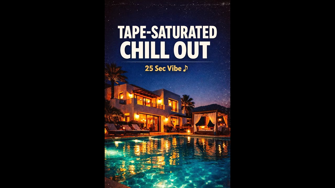 ChillOut Lounge Music Tape-Saturated | 25 Sec Vibe