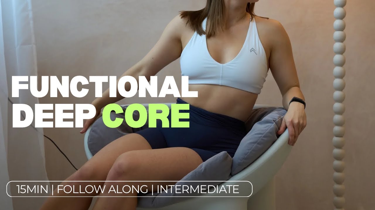 15 Min Functional Core Workout | Intermediate Home Workout | No Equipment 