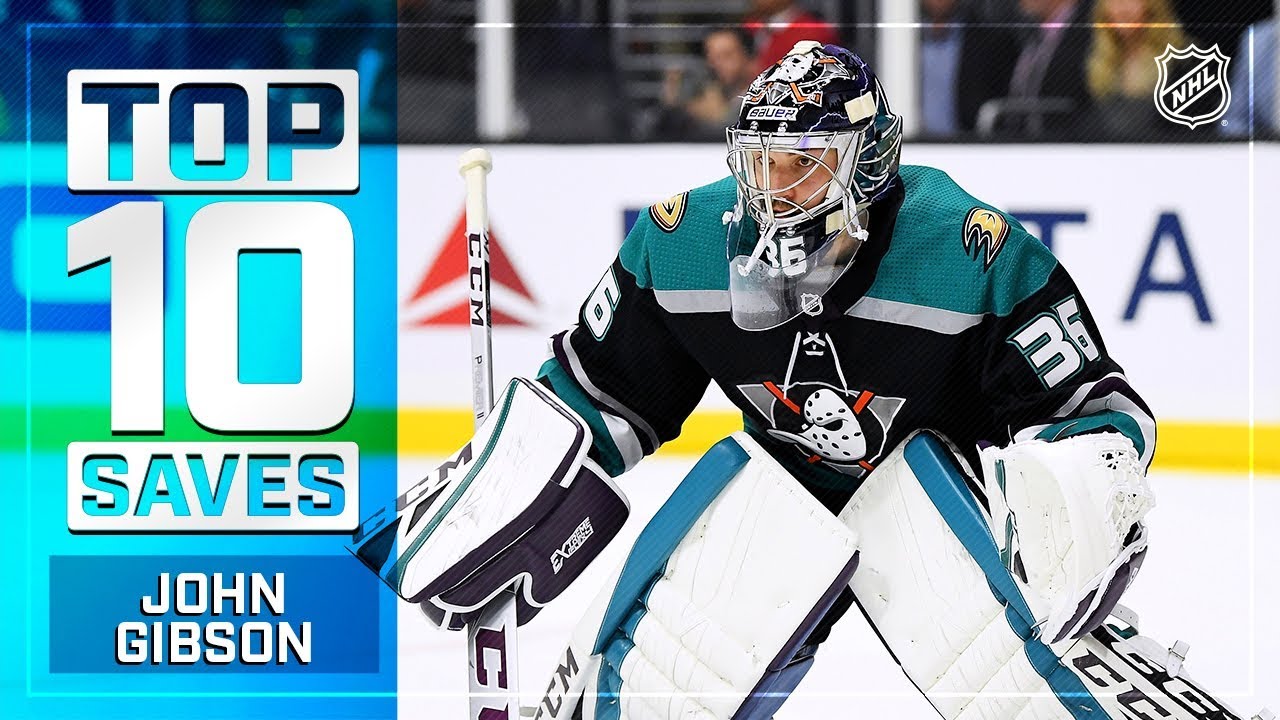 Top 10 John Gibson saves from 2018-19