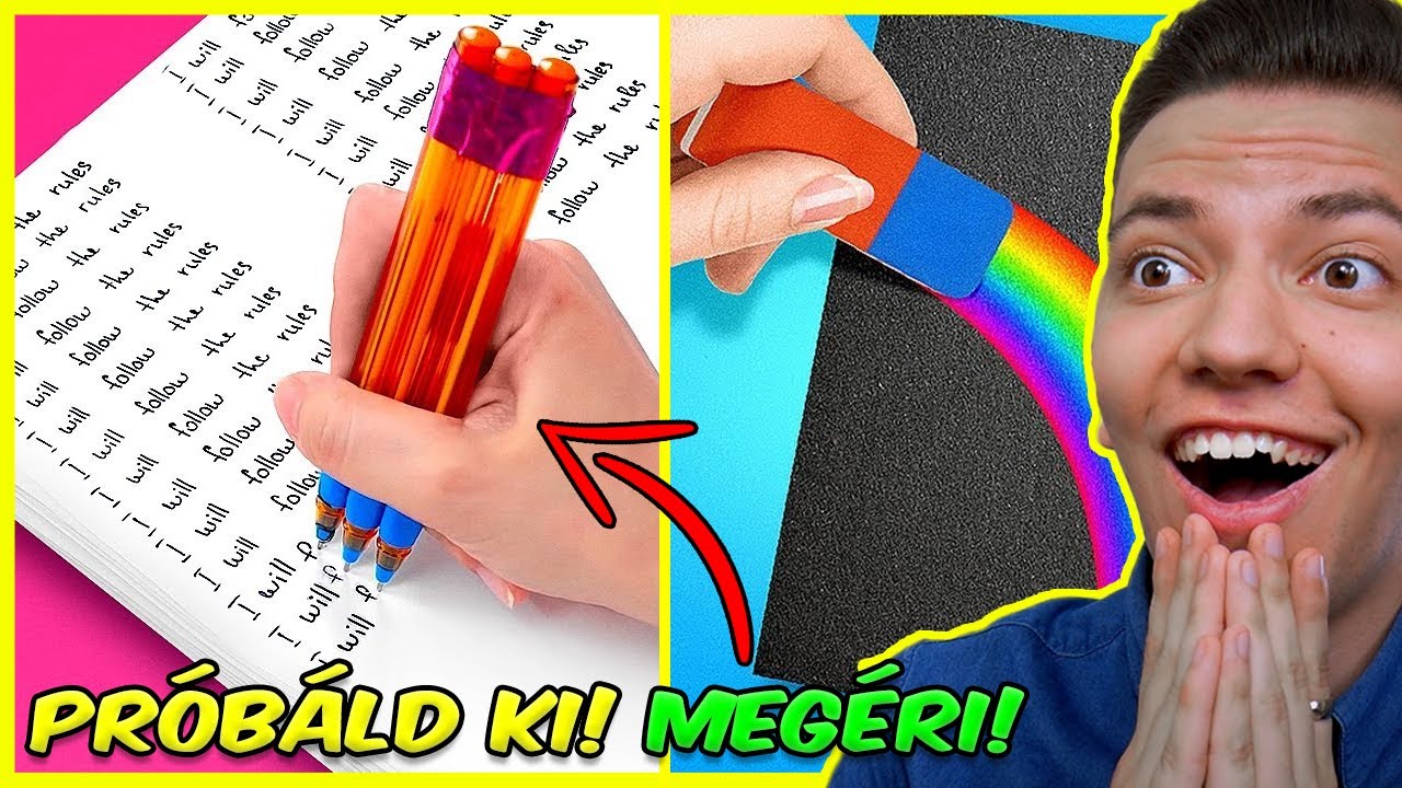 TOP 10 ISKOLAI LIFE HACK, AMIT MUSZÁJ KIPRÓBÁLNOD! 😱 | TIPPEK/TRÜKKÖK, HOGYAN ÉLD TÚL A SULIT! 🤓