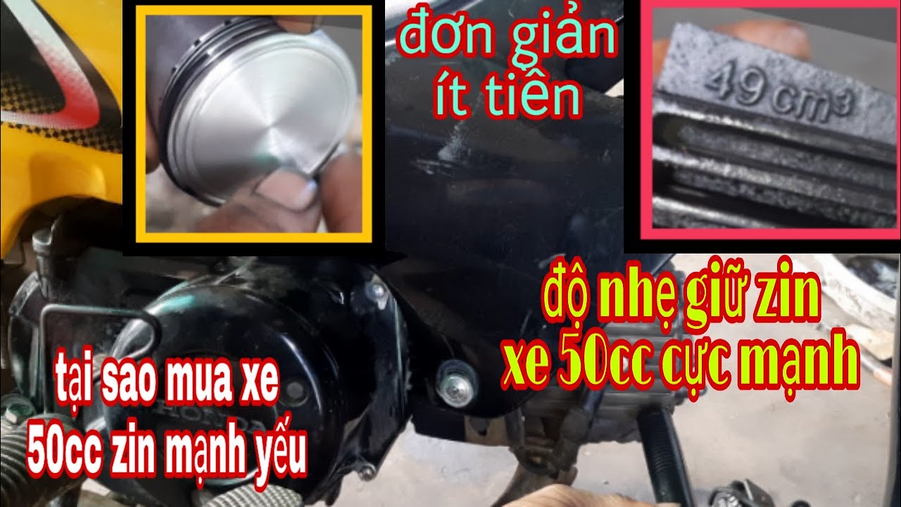 Độ nhẹ giữ zin rẻ tiền học sinh 50cc cực mạnh/xe wave 50cc