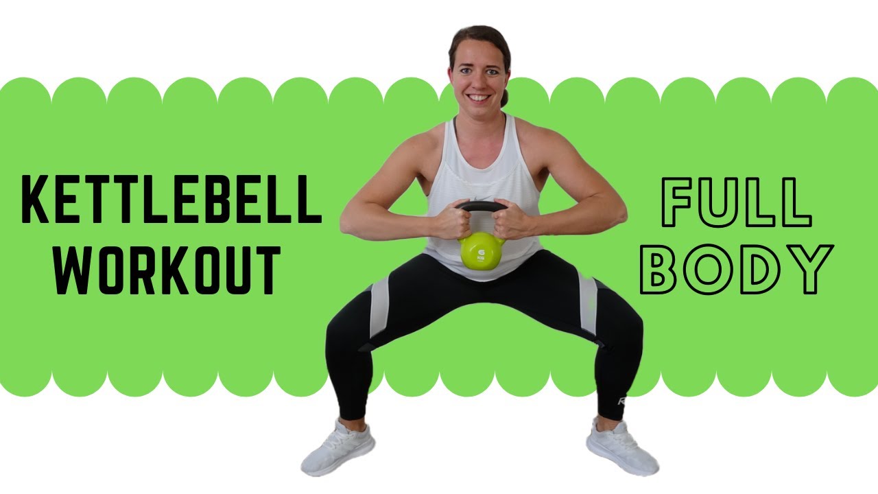 26 Minute Kettlebell Workout for Full Body – Kettlebell Exercises for Total Body Toning – at Home