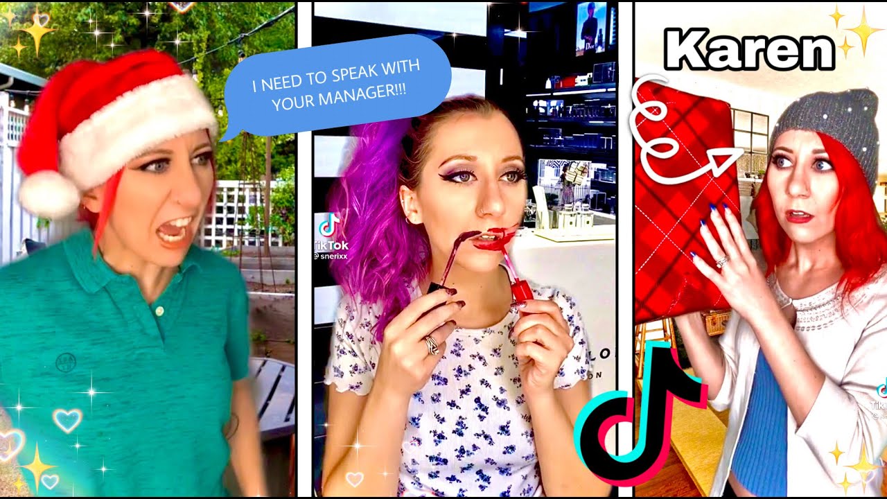 ✋🗯️ (8) Snerixx Karen TikTok Compilation That Wants YOU To Pay The Bill