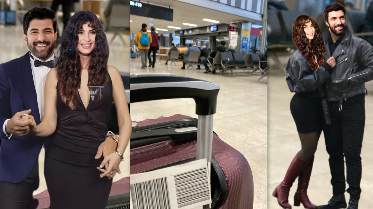 Tuba Büyüküstün and Engin Akyürek were secretly photographed like this at the airport. #keşfetteyiz 