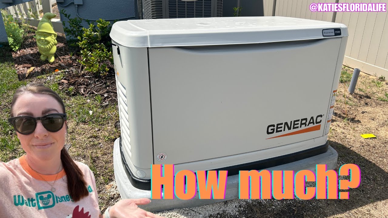 How much does a generator cost in FLORIDA? | Weekly Vlog