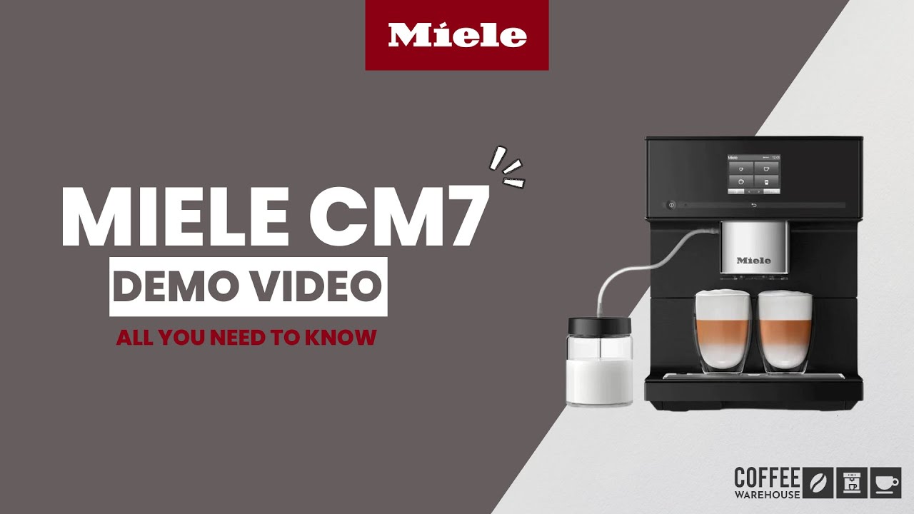 Miele CM7750 Coffee Machine Demo - Miele's Top of the Line Model - Coffee Warehouse
