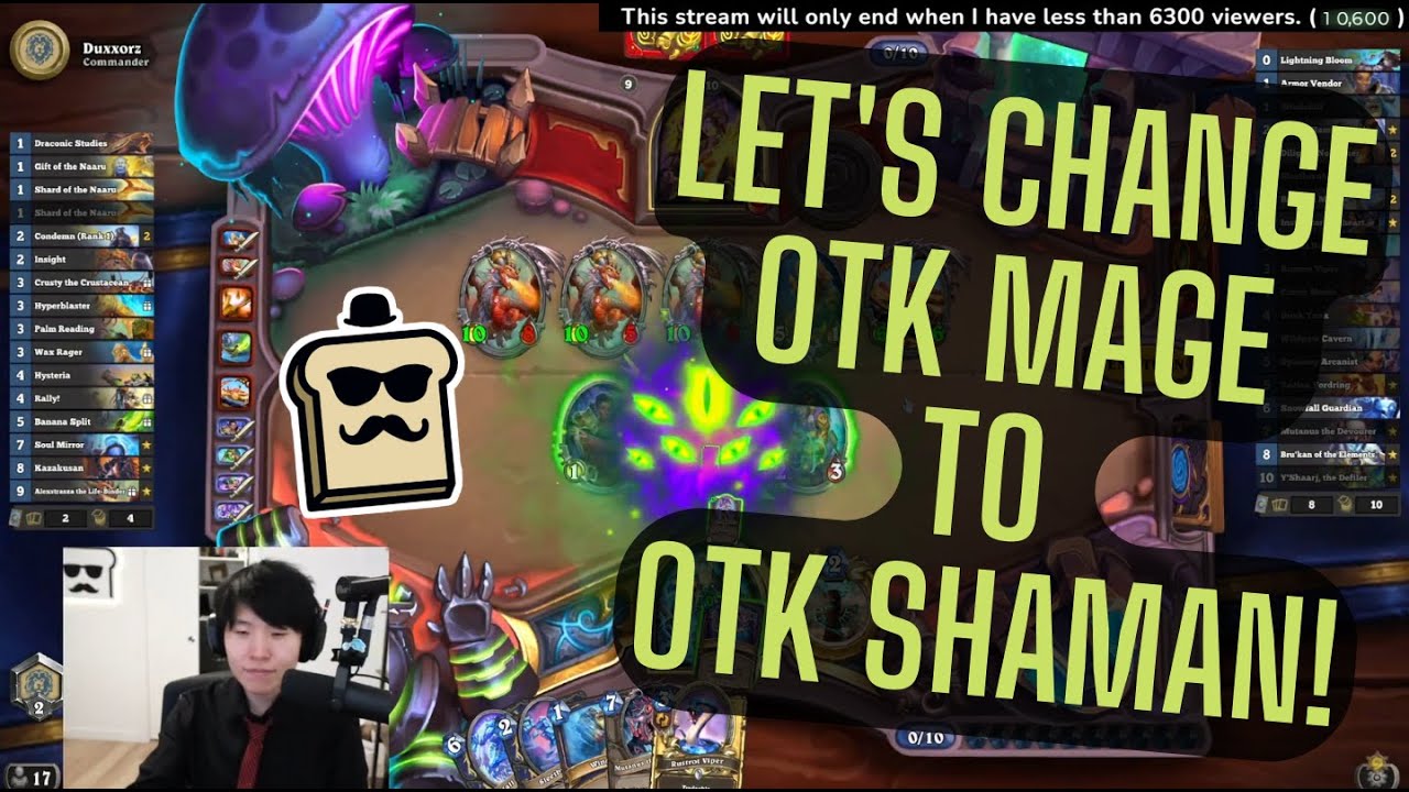 LET'S CHANGE OTK MAGE TO OTK SHAMAN! DISGUISED TOAST HEARTHSTONE.