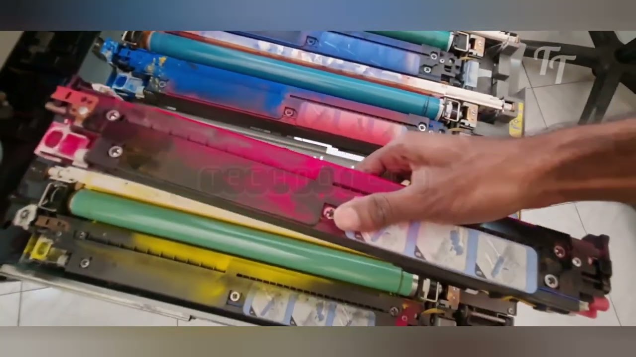 How to remove  Developer unit on Canon IR C5030i,C5035i,C5240i,C5250i Printer