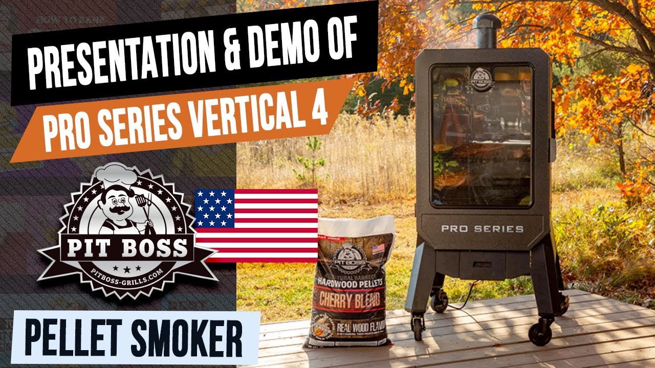 Презентация и демонстрация вертикальной коптильни Pit Boss Pro Series на 4 пеллеты + рецепт