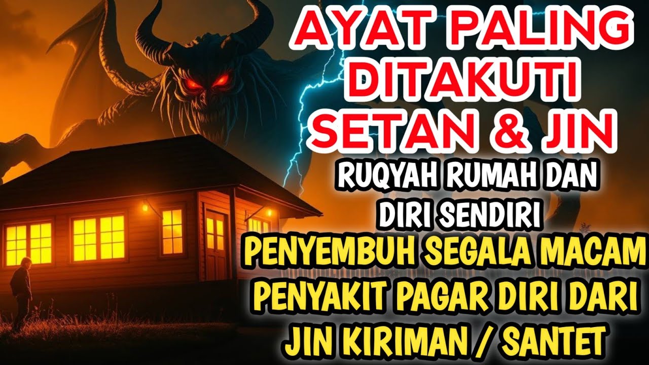 RUQYAH RUMAH PENGUSIR JIN, & SIHIR DI RUMAH & TUBUH, PENENANG HATI & PIKIRAN | ALAA AQEL
