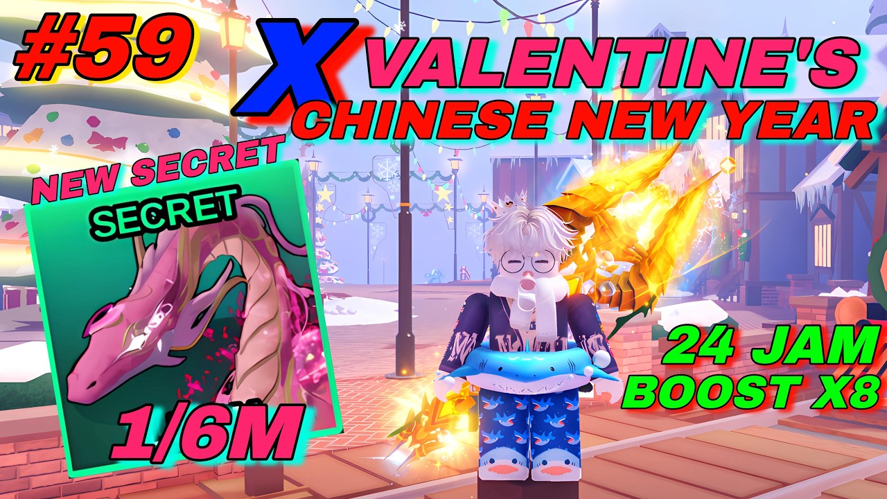 LET'S GOOO EVENT VALENTINE X CHINESE NEW YEAR !!! #59 | MEMANCING SAMPAI GILAAA!!! FISH IT