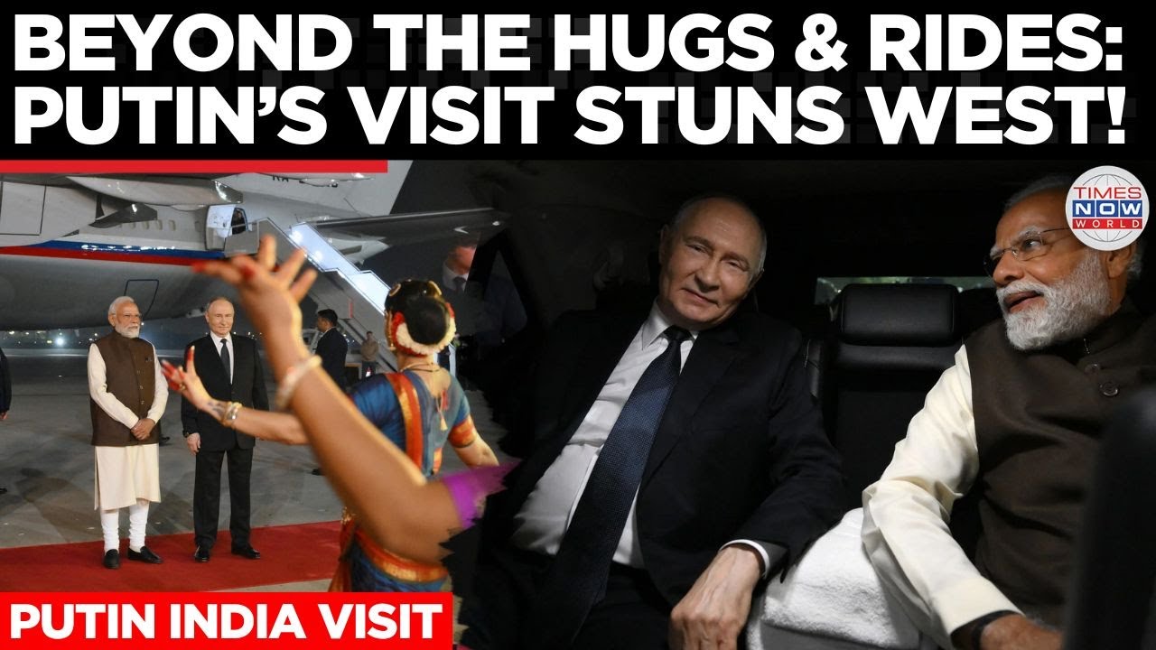 PUTIN IN INDIA: How Modi's Red Carpet Welcome & Hugs Are A Message To The WEST!