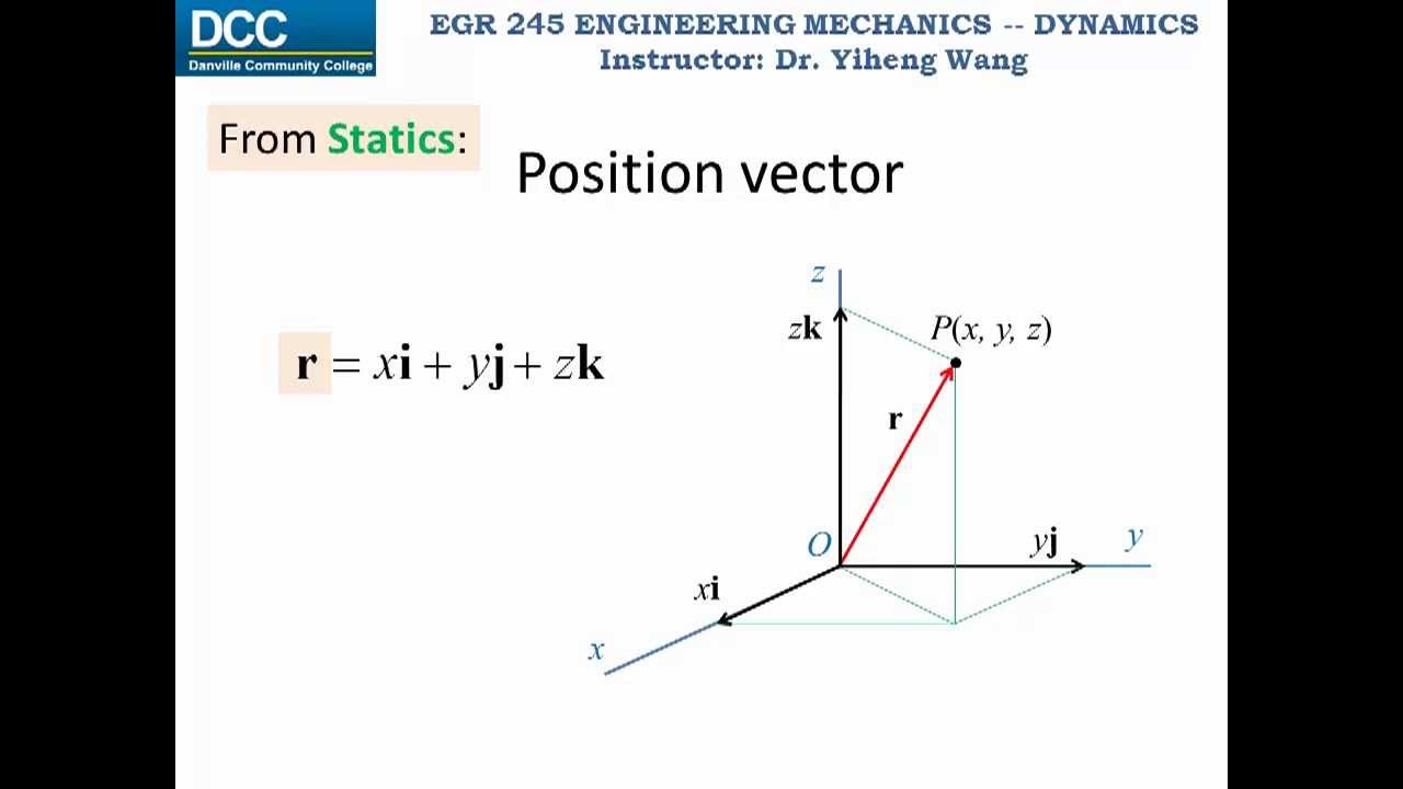 Dynamics Lecture 02: Particle kinematics, Rectilinear continuous motion part 1