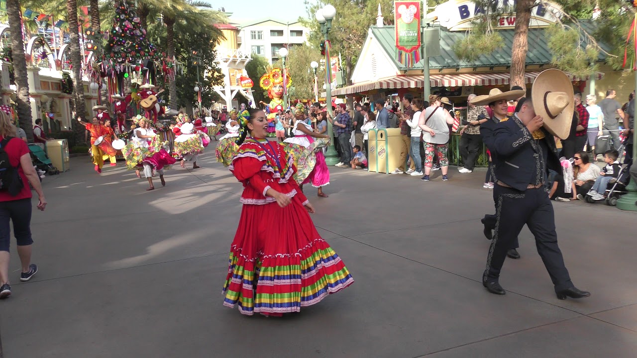 Spanish Flamenco street parade