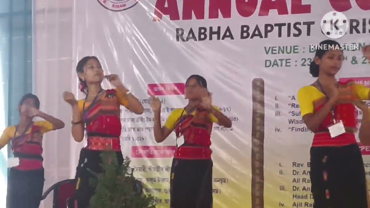 33rd ANNUAL CONFERENCE RBCA, RABHA DANCE #gospelsong #gospeldance #matias #tudu #official 
