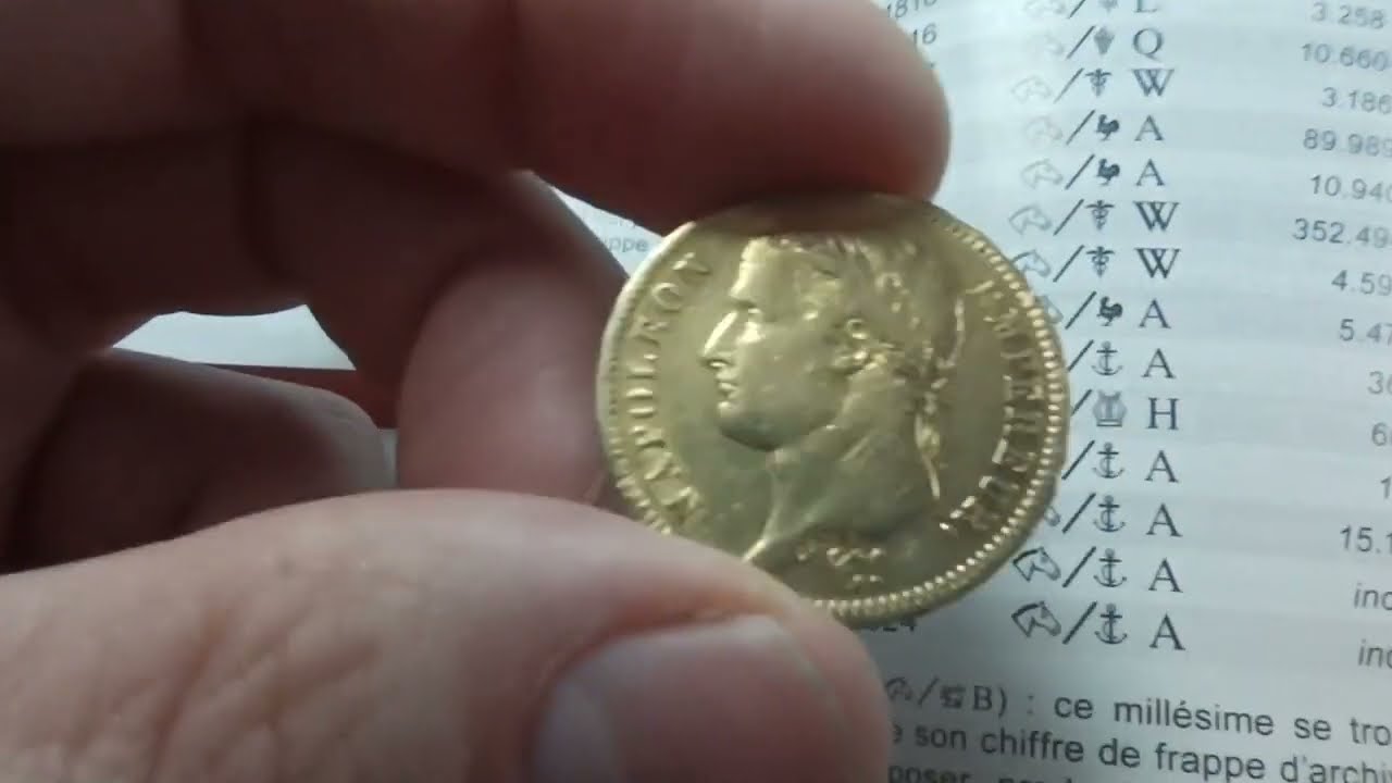 40 Francs Or Napoléon Empereur : Rareté et Valeur