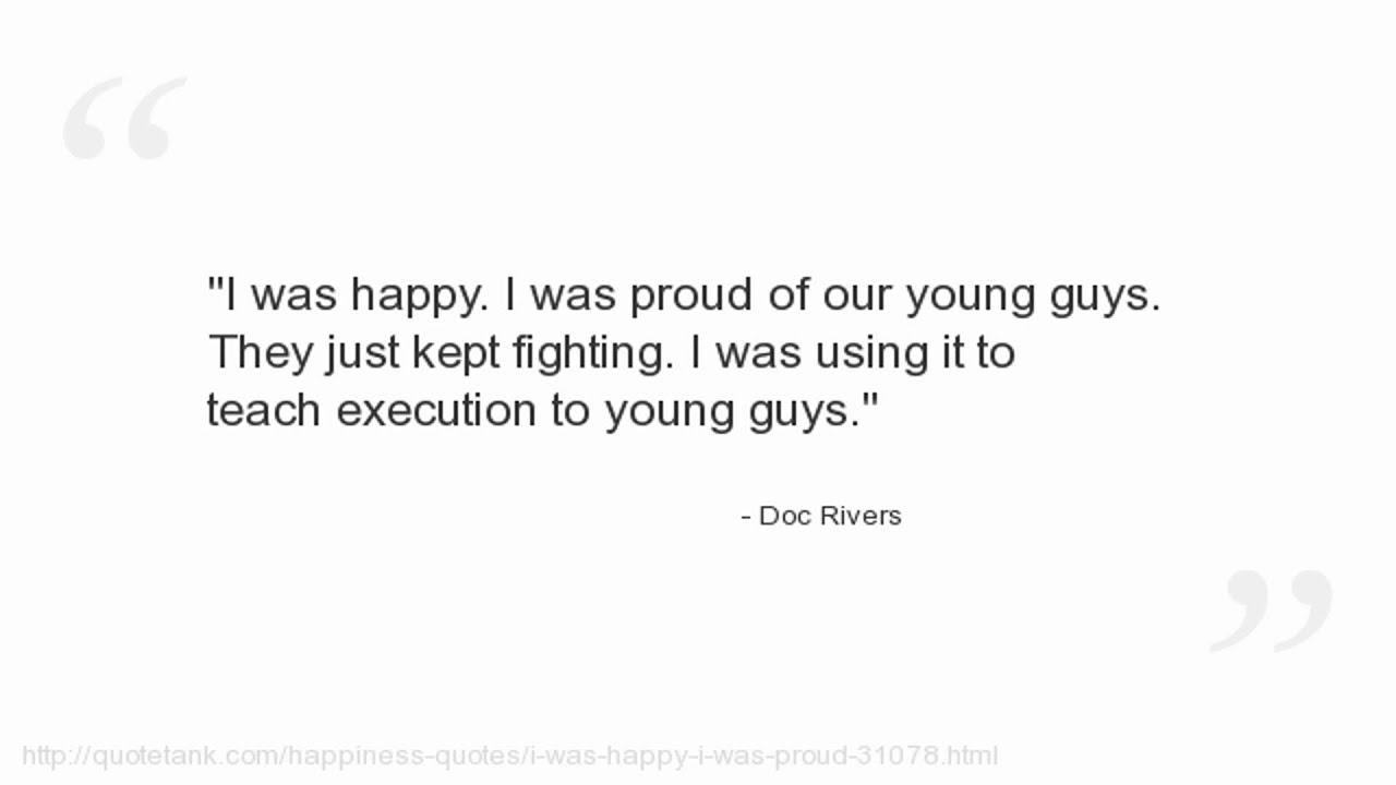 Doc Rivers Quotes