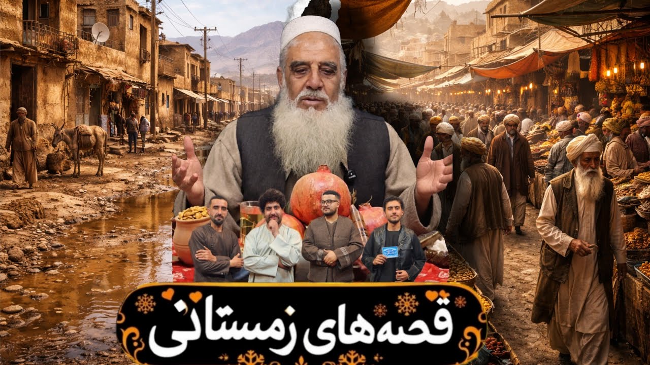 قصه های شرین با کاکا خان 👳‍♂️از چهار قلعه و زمستان 🌨های کابل جان .❤️