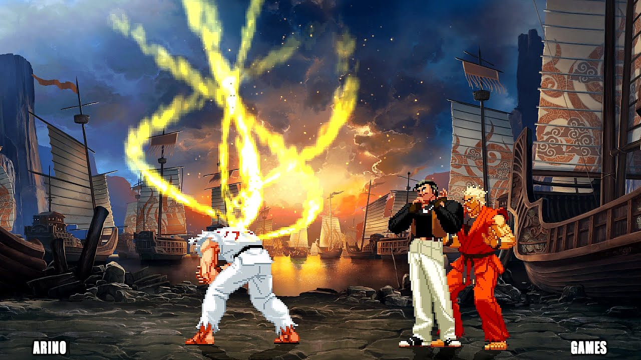 SHIN AKUMA VS RYO SAKAZAKI AND ROBERT GARCIA