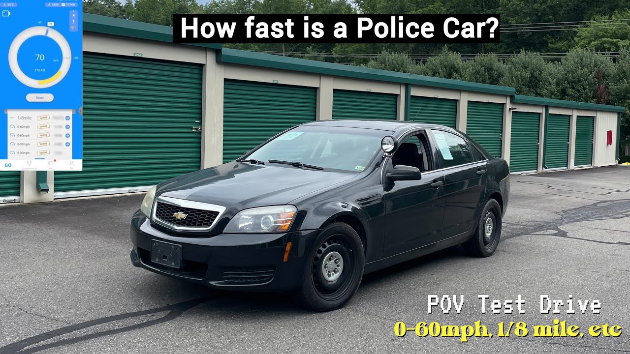How Fast is a Police Cruiser? 2012 Chevrolet Caprice Police 6.0 - POV Test Drive