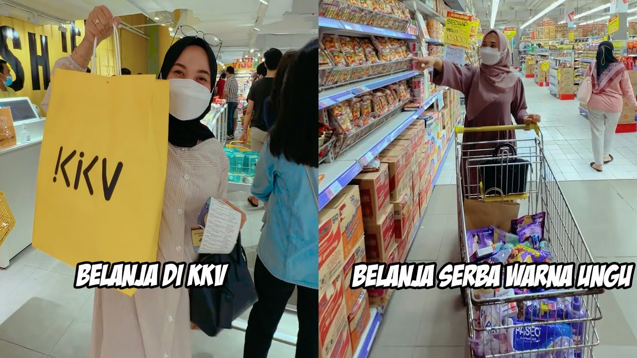 Belanja Di KKV Untuk Pertama Kali Sekaligus Borong Belanjaan Serba Warna Ungu