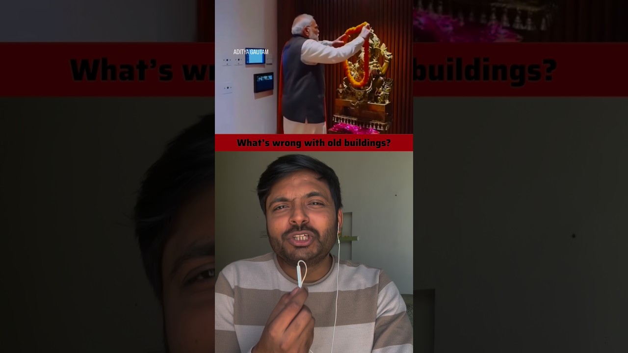 What happened with old parliament and PMO office building #trending #parliament #pmoindia