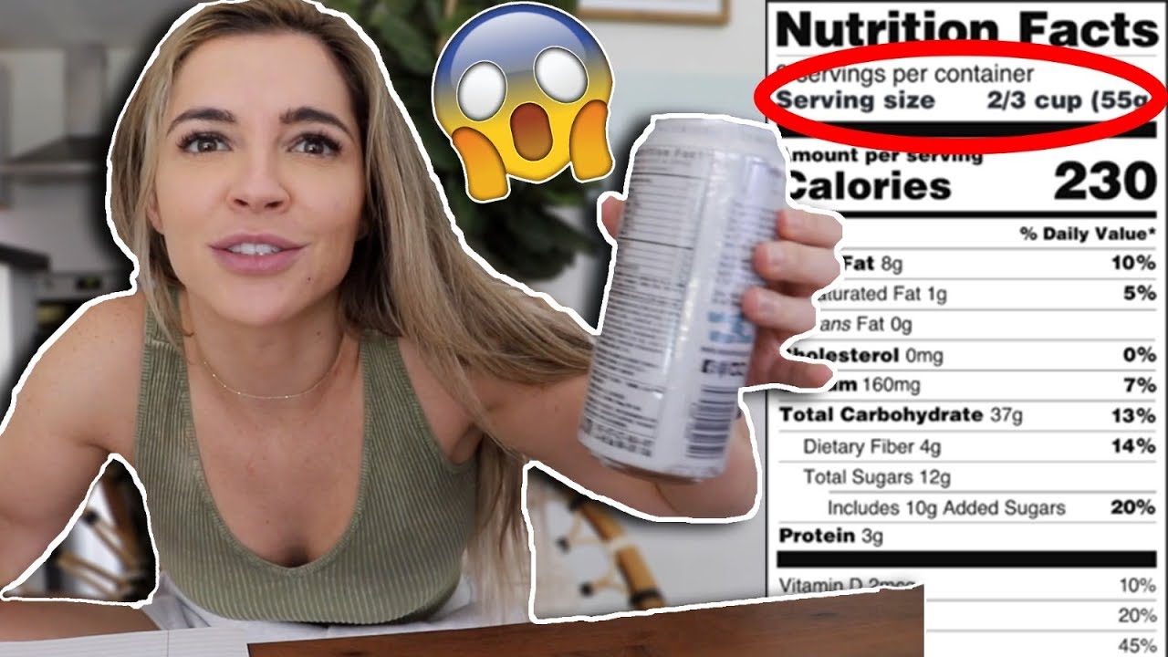 ONLY EATING RECOMMENDED SERVING SIZES - Full Day of Eating