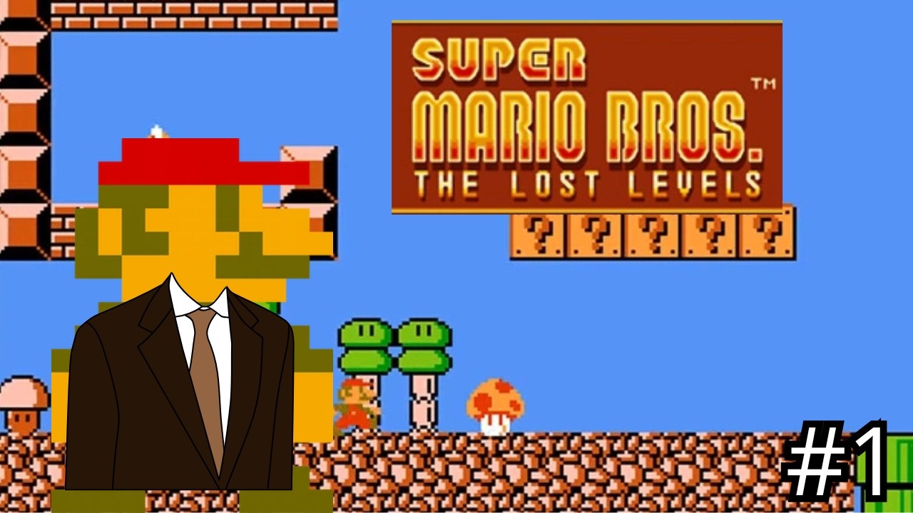 Esse jogo é 10X mais difícil! - SMB The Lost Levels ep. 1