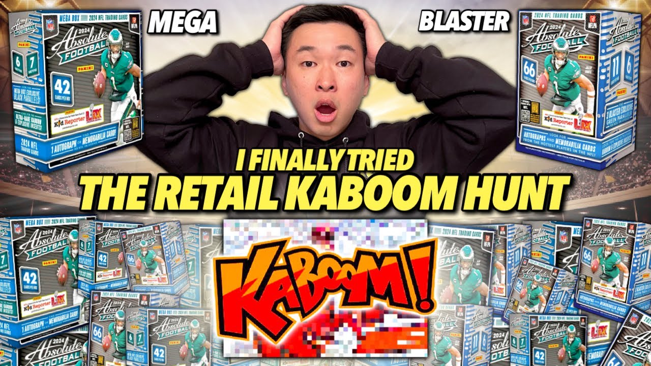 I once again attempted to pull a KABOOM from Absolute Retail... 🤯💥 (2024 Panini Blasters & Megas)