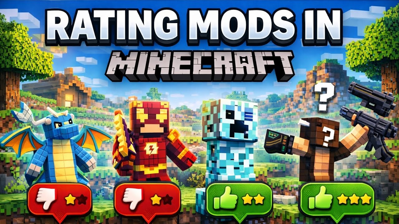 Rating mods in Minecraft 