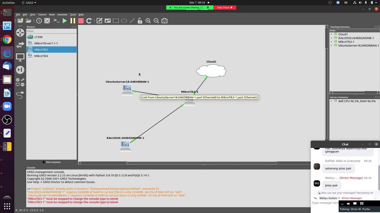 20211207 ITTS Kuliah Jaringan Komputer - IP address (IPv4 & IPv6)