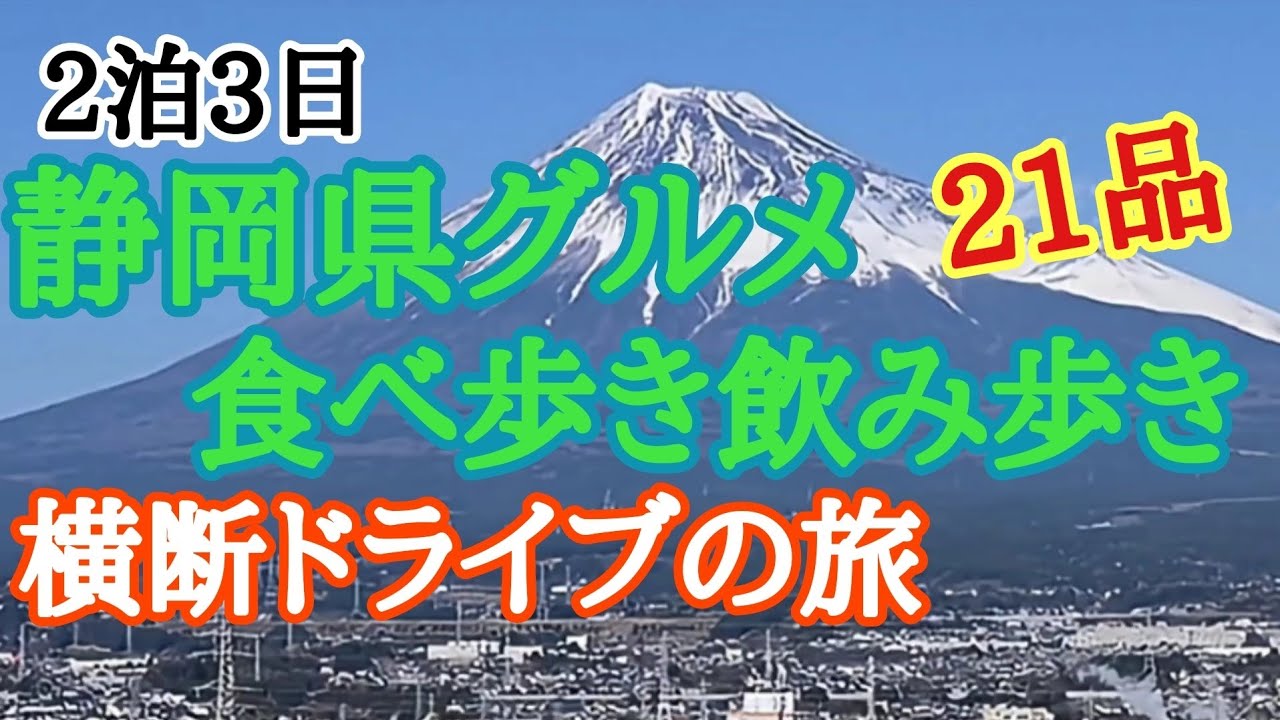 静岡グルメを食べ尽くす静岡県横断食べ歩き飲み歩きの旅