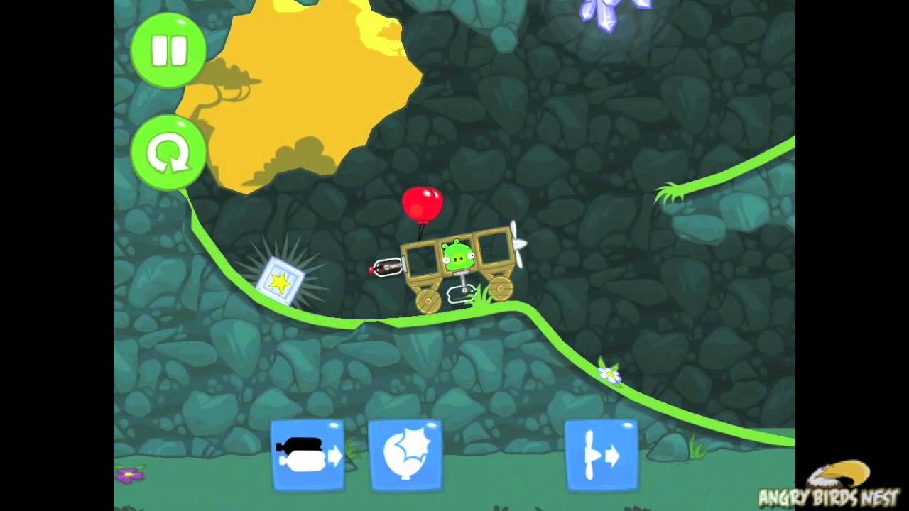 Bad Piggies When Pigs Fly 3-15 Walkthrough 3-Star