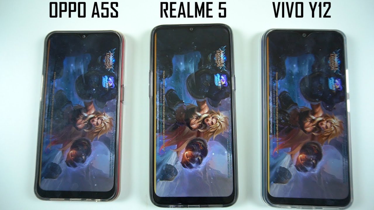 REALME 5 VS OPPO A5S VS VIVO Y12 SPEEDTEST | RAJA BARU HARGA 2 JUTAAN ??