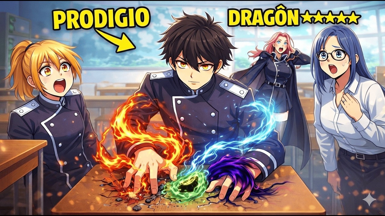 Cuando el Marginado de la Academia Resulta Ser un DRAGON Supremo ⭐⭐⭐⭐⭐  / Manhwa resumen
