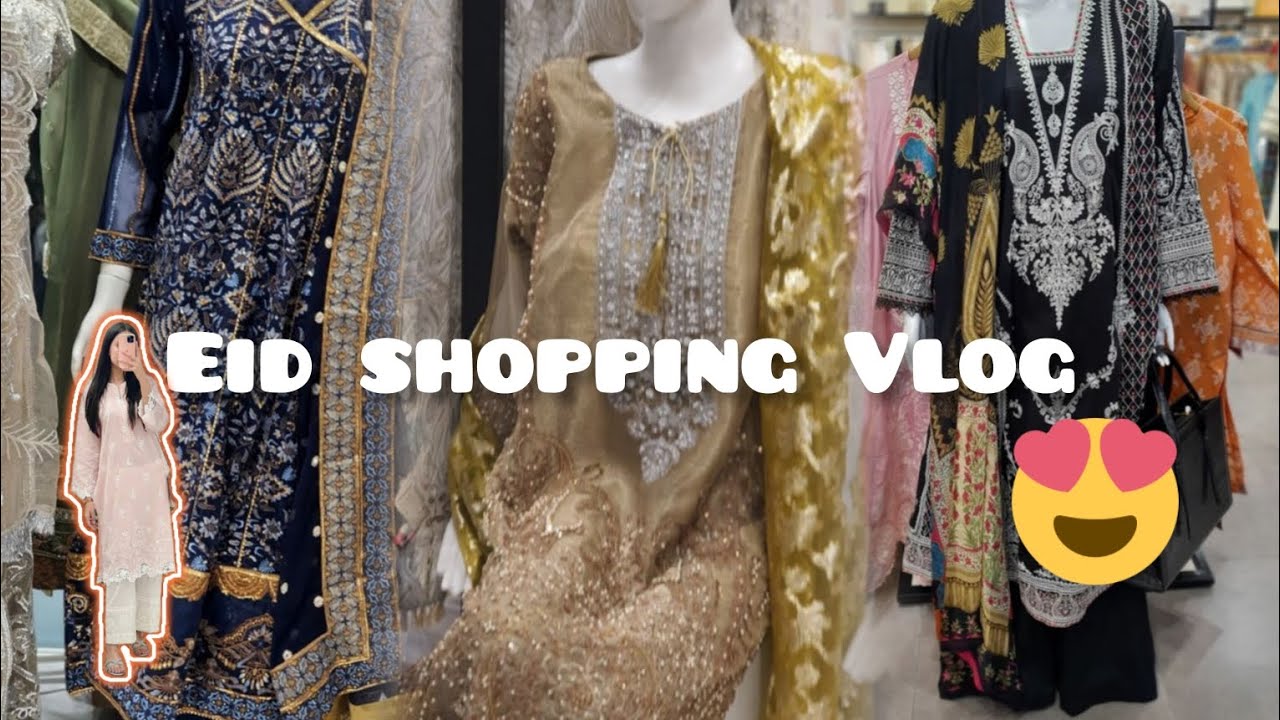 Eid Shopping Vlog | J. Lawn Collection and Shopping Haul .