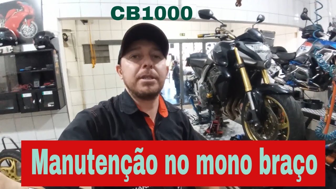 Manutenção mono braço  CB1000... tudo em uma revisão  geral.