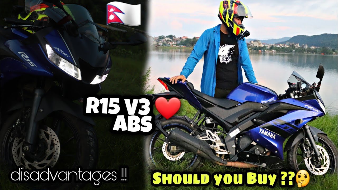 Yamaha R15 V3 ABS Ride & Review | Pros & Cons | Best Sportsbike to buy in 🤔Nepal ?? #AKRreview