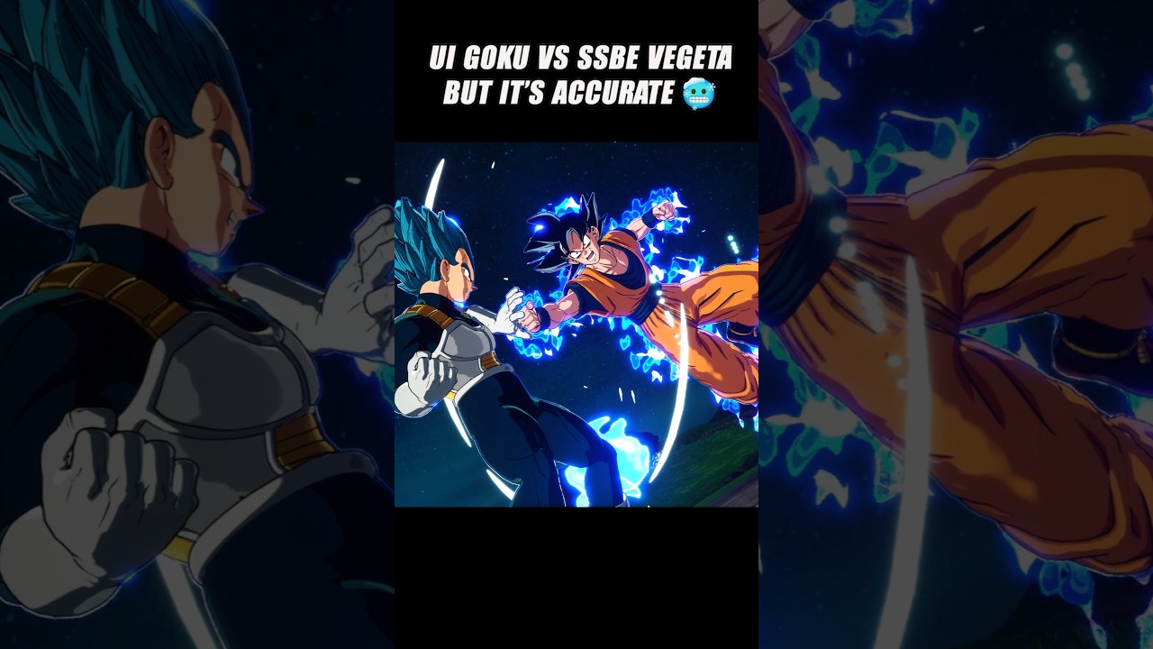 UI Goku Vs Ssbe Vegeta 🥶 #crashout #sparkingzero #dragonballz #dbz #uigoku