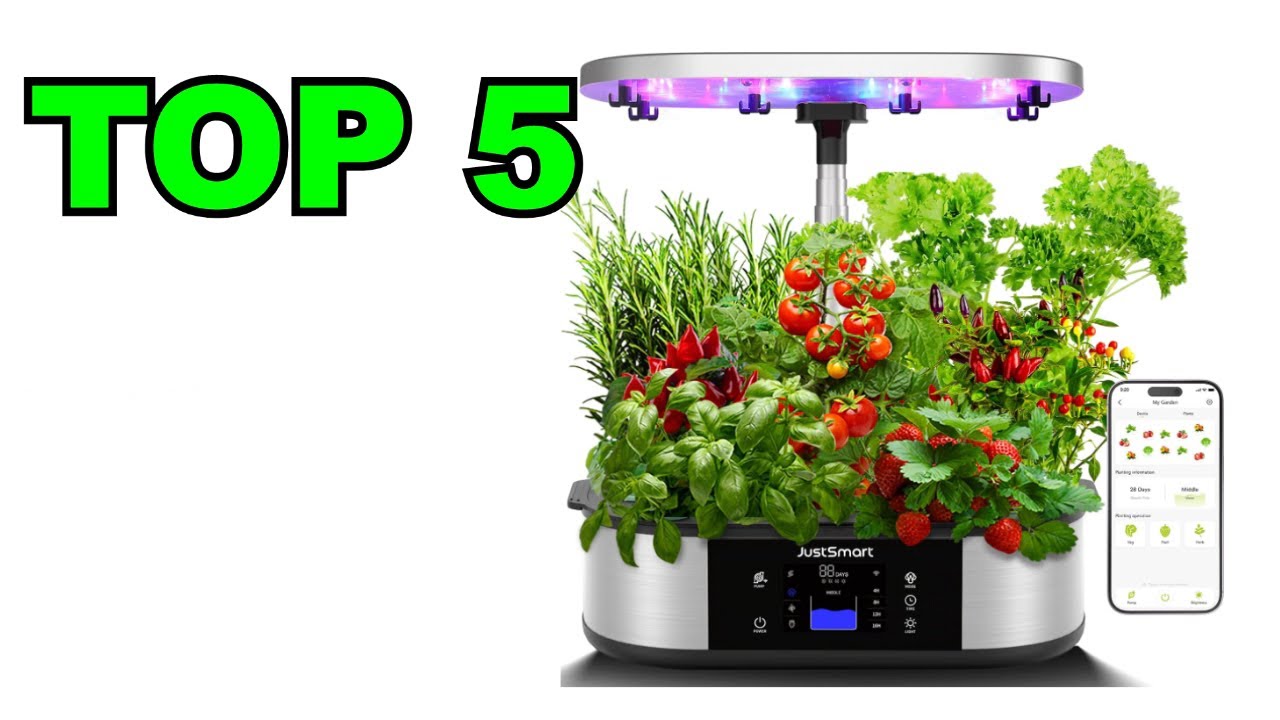 jardin hydroponique : TOP 5 des meilleurs jardins d'intérieur hydroponique à acheter en 2024 !