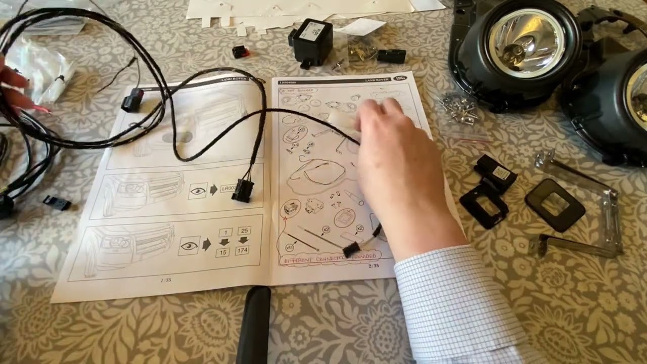 Fitting Land Rover Driving Light Pods to a 2008 Freelander 2 - Part 1