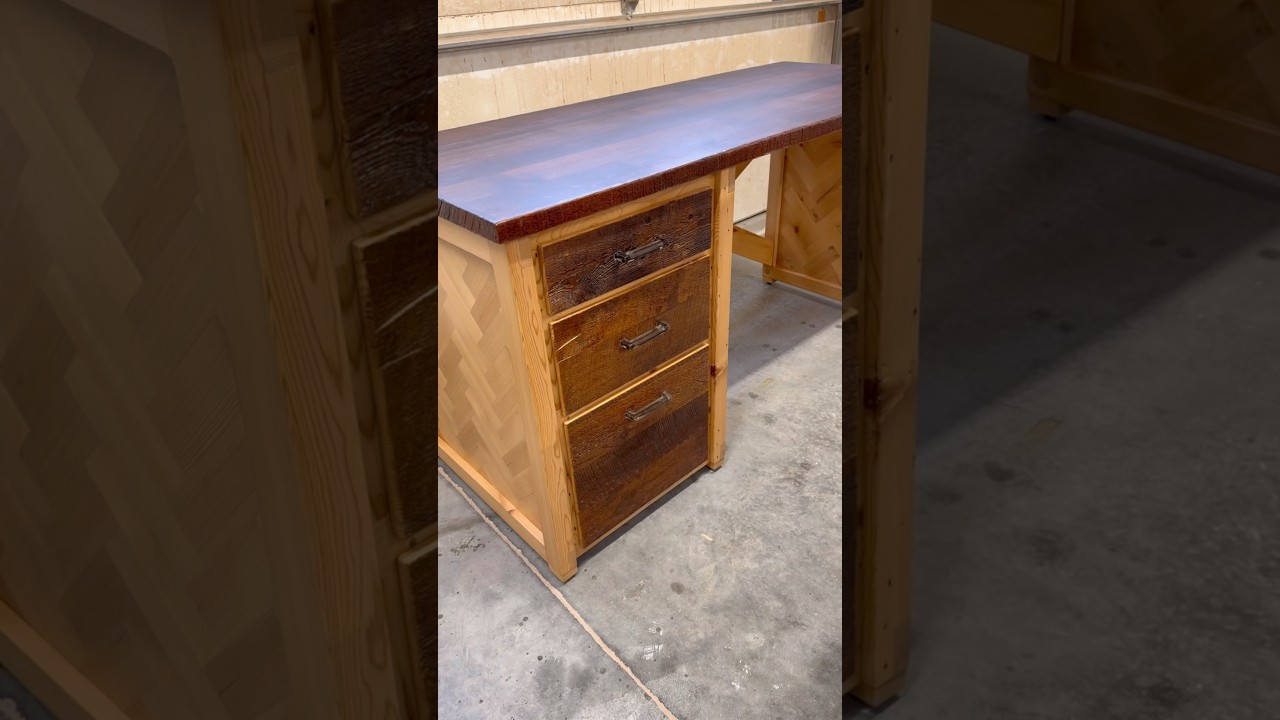 Reclaimed Wood Desk