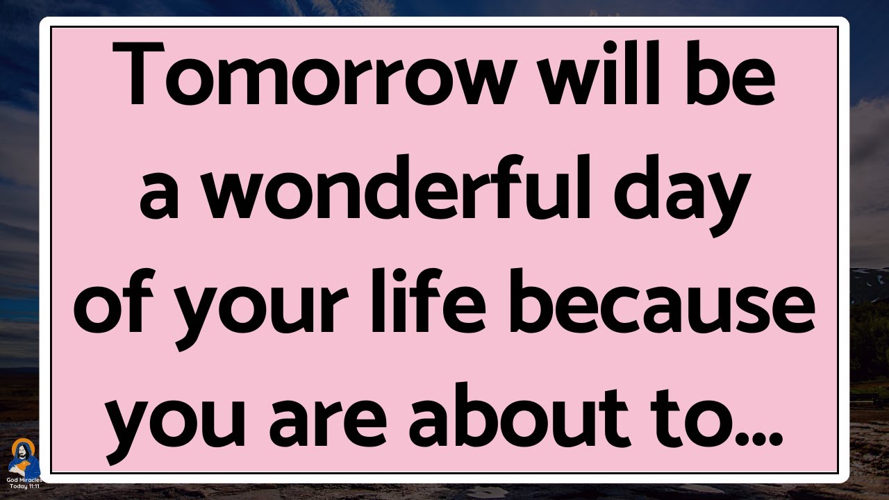 11:11⚠️Angels says, Tomorrow will be a Wonderful Day Because...🌈Jesus says✝️God Miracles Today 1111