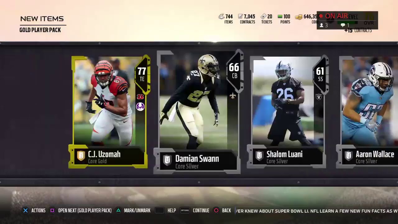 Limited time  Brian urlacher-Madden 18