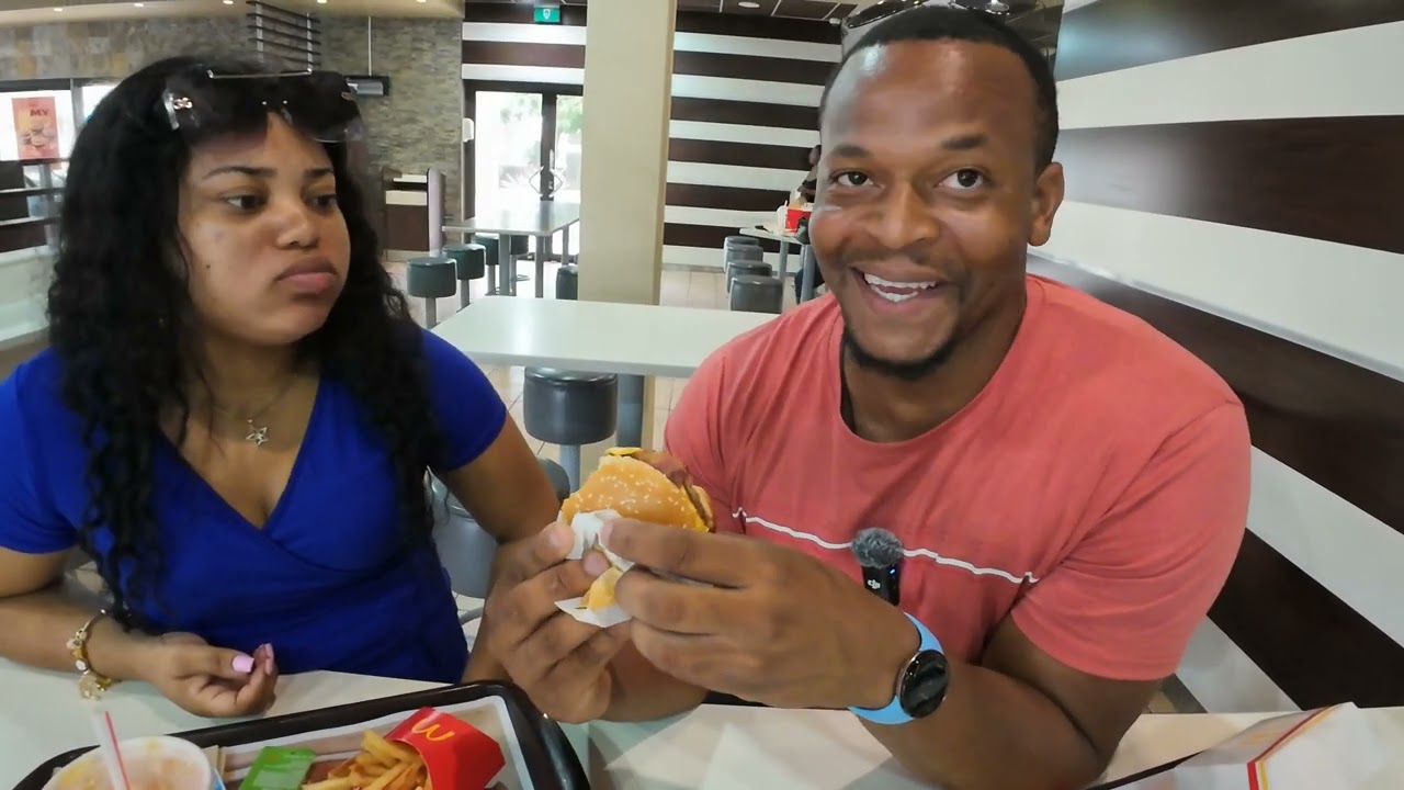 Trying McDonald's for the first time. | curacao
