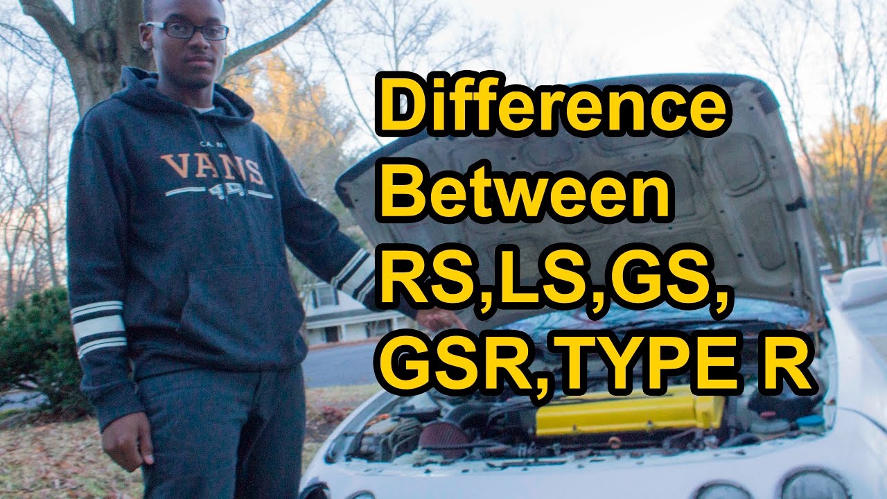 Разница между: Integra RS, LS, GS, GSR, Type R
